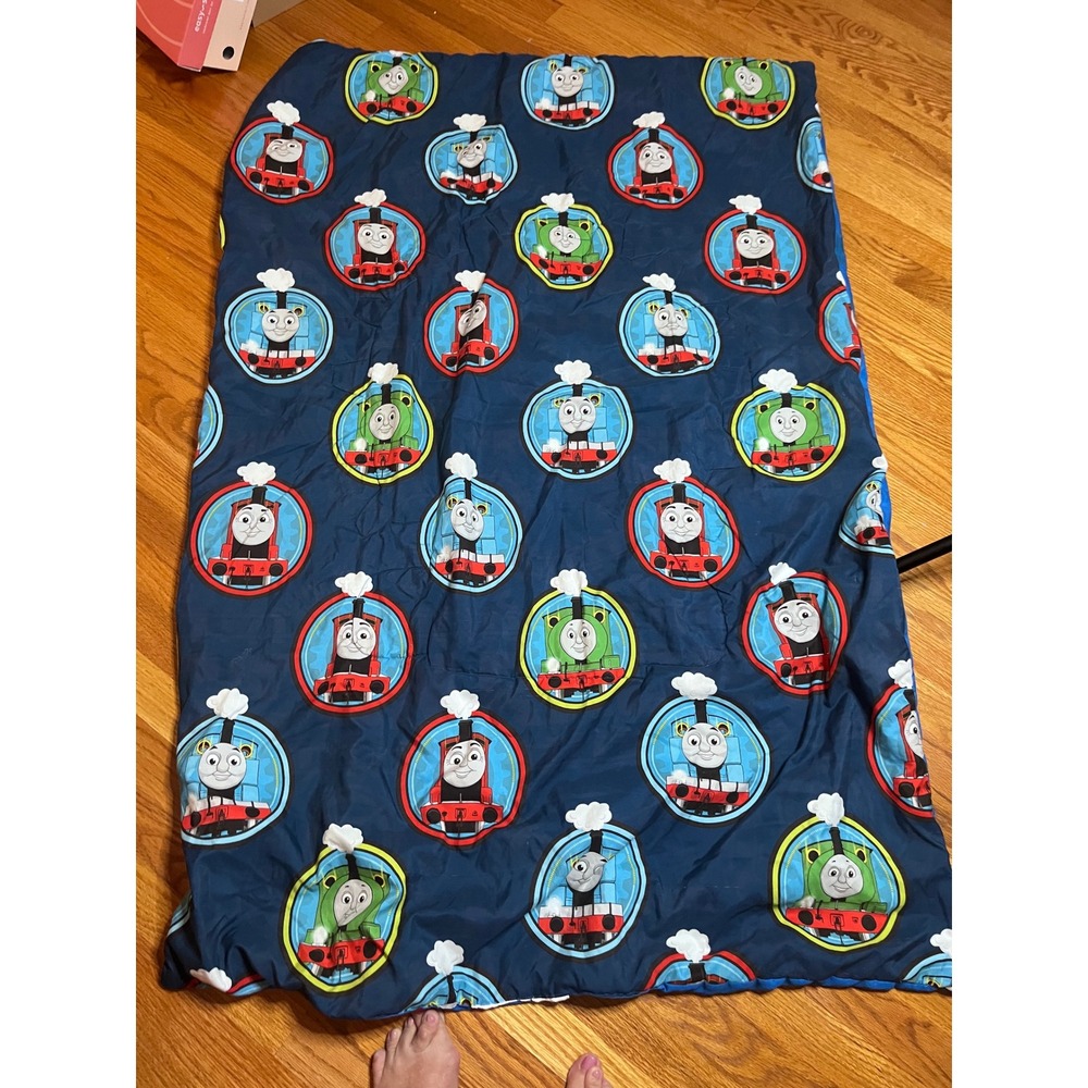 Thomas the Tank Engine Kids Comforter Reversible Blue Percy James Train Slumber